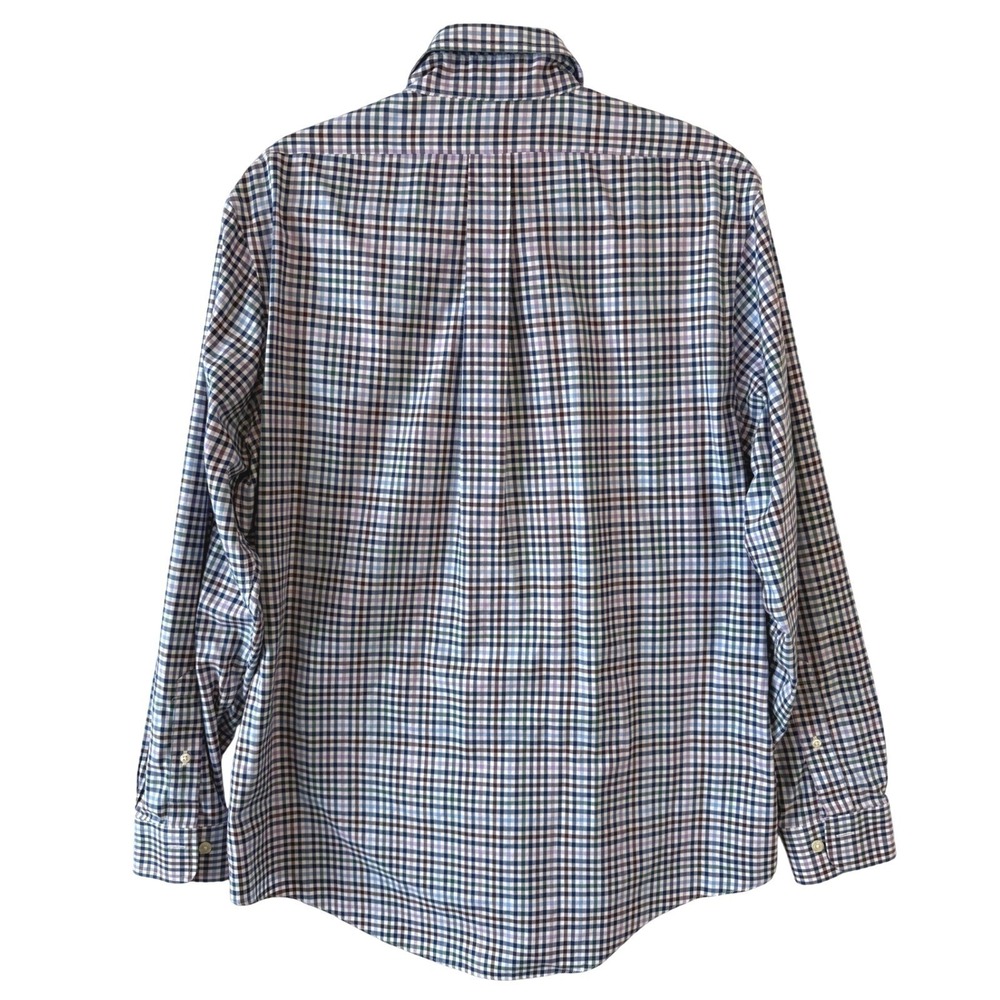 Brooks Brothers Regent Fit Men's Size Large Long Sleeve Button Down Plaid Cotton - Picture 4 of 4
